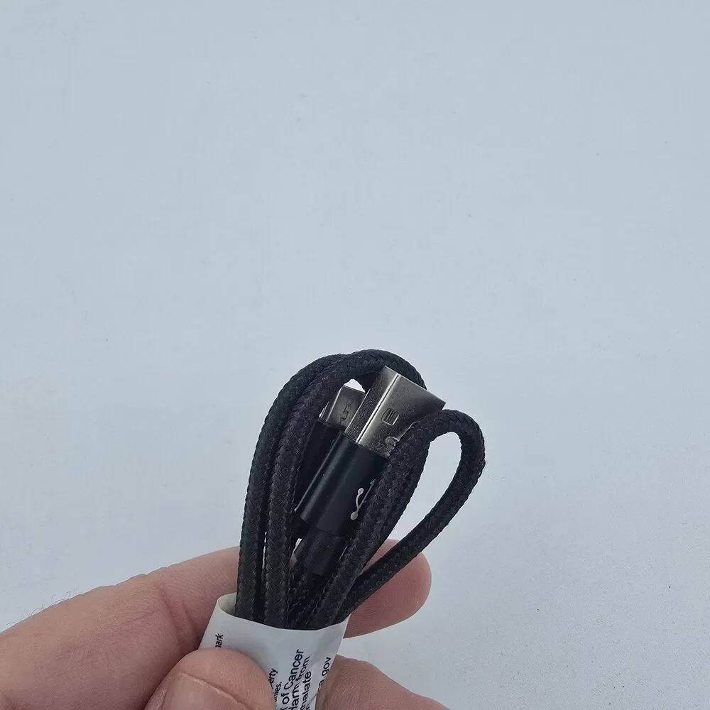 Wireless Gear 3FT Micro USB Fabric Cable - Black